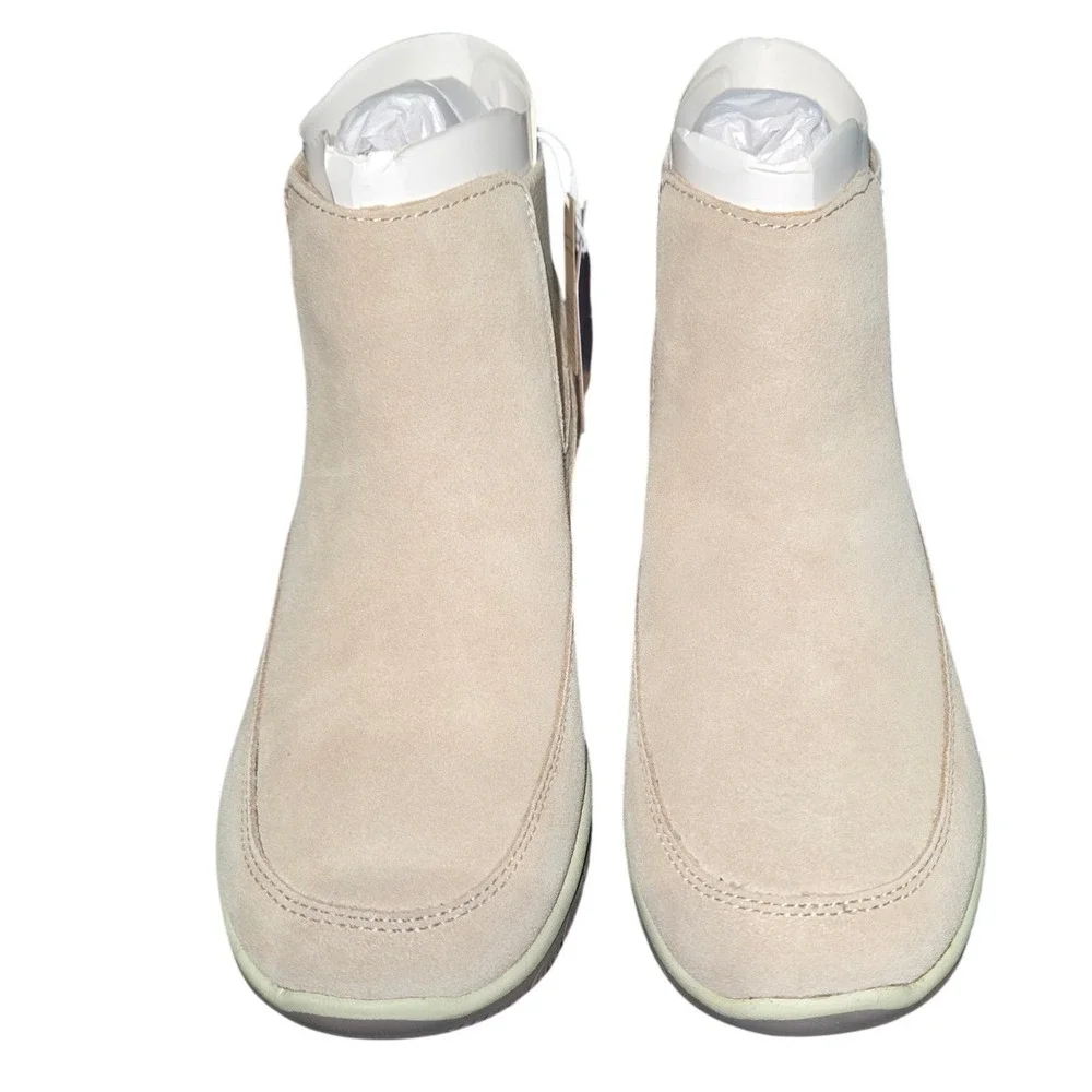 Sz 5.5 Skechers Hands Free Slip-ins Easy Going Casual Icon Boots Dark Natural